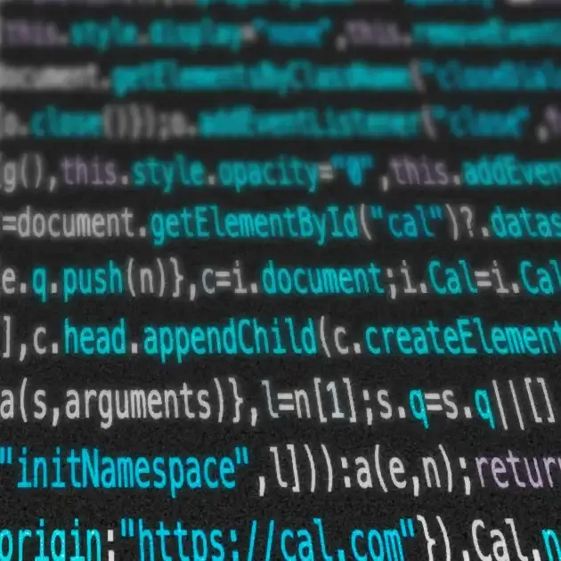 Screenshot of HTML javascript code in the browser dev tools